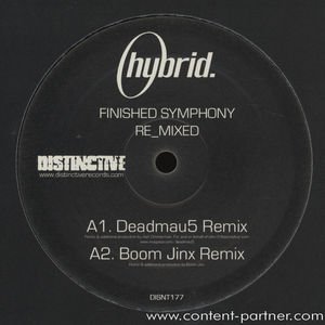 Cover for Hybrid · Finished Symphony (Deadmau5 Remix) (12&quot;) (2008)