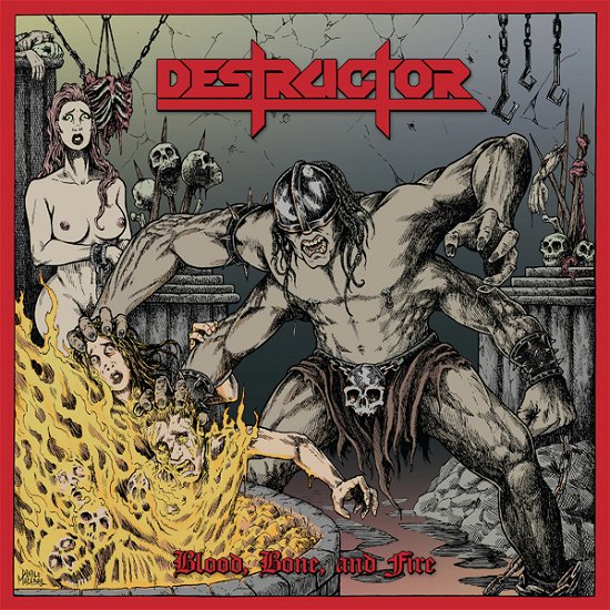Cover for Destructor · Blood Bone &amp; Fire (CD) (2023)