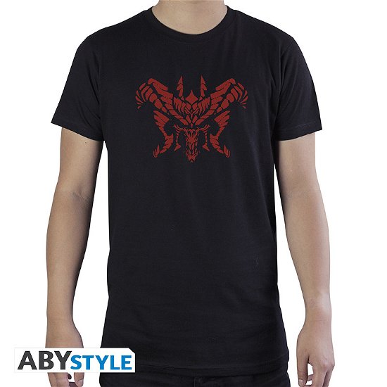 DIABLO - Tshirt Diablo's Head - man SS black - basic - Diablo - Andet - ABYstyle - 3665361071655 - 