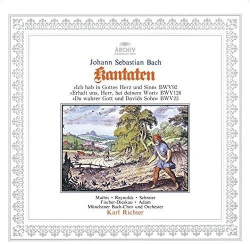 Cover for Bach / Richter,karl · Bach: Cantatas Bwv 92/126/23 (CD) [Limited edition] (2018)