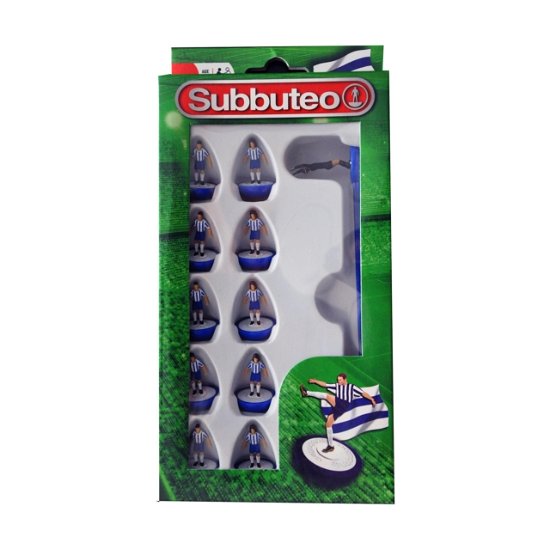 Cover for Subbuteo  BlueWhite Stripes Team Set Toys · Subbuteo Game Blue / White Stripes Team Set (Paperback Book) (2024)