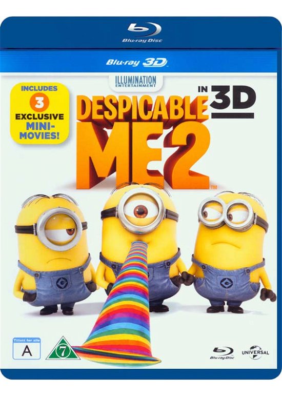 Cover for Despicable Me 2 - 3D · Despicable Me 2 3D (Rwk 2015) (Blu-ray) (2015)