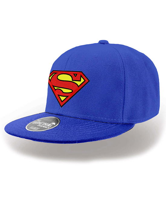 Cappello (Unisex-one Size) Logo Snapback Cap (Blue) - Superman - Merchandise - CID - 5054015363655 - 