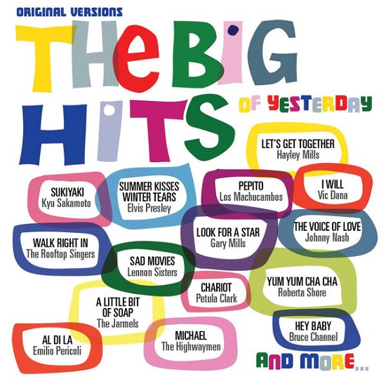 Cover for Big Hits of Yesterday / Various (CD) (2014)
