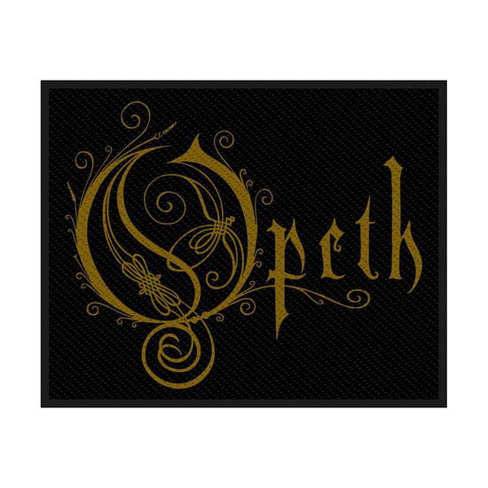 Opeth Woven Patch: Logo (Standard) - Opeth - Fanituote - PHD - 5055339783655 - maanantai 19. elokuuta 2019