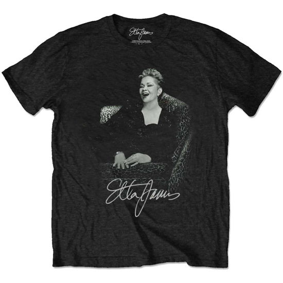 Etta James Unisex T-Shirt: Etta Seated - Etta James - Merchandise -  - 5056561046655 - 