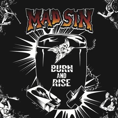 Cover for Mad Sin · Burn and Rise (LP) (2023)