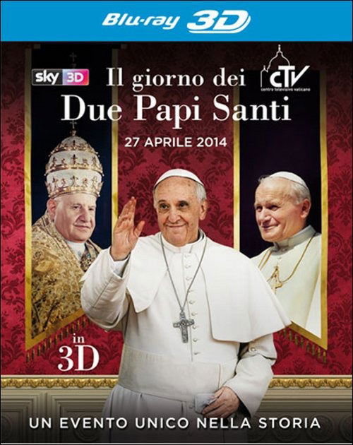 Cover for Giancarlo Giannini · Giorno Dei Due Papi Santi (Il) - 27 Aprile 2014 (3d) (Blu-ray 3d) (Blu-ray) (2015)