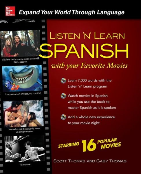 Cover for Scott Thomas · Listen 'n' Learn Spanish with Your Favorite Movies (Paperback Book) (2009)