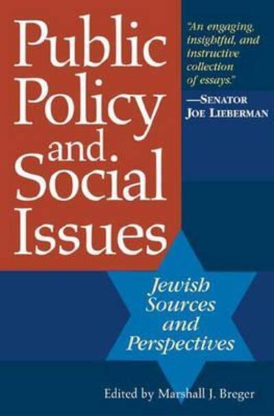 Cover for Marshall J. Breger · Public Policy and Social Issues: Jewish Sources and Perspectives (Hardcover Book) (2003)