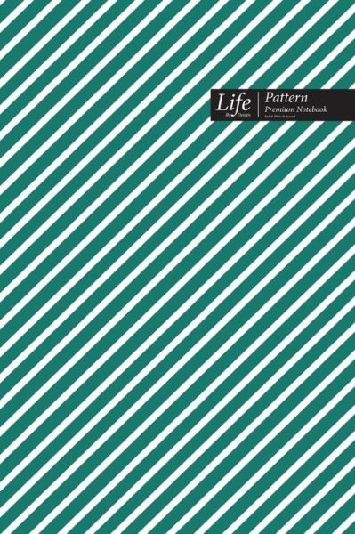 Cover for Design · Striped Pattern Composition Notebook, Dotted Lines, Wide Ruled Medium Size 6 x 9 Inch (A5), 144 Sheets Olive Cover (Paperback Book) (2020)