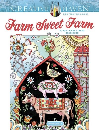 Cover for Marjorie Sarnat · Creative Haven Farm Sweet Farm Coloring Book - Creative Haven (Pocketbok) (2022)