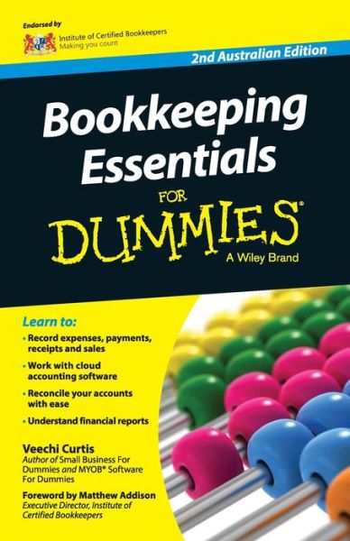 Cover for Veechi Curtis · Bookkeeping Essentials For Dummies - Australia (Pocketbok) [2nd Australian edition] (2016)