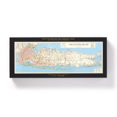 NYC Map 1,000 Piece Panoramic Puzzle - Brass Monkey - Brädspel - Galison - 9780735373655 - 14 april 2022