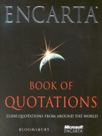 Cover for Zzz · Encarta Book of Quotations - 25 000 Quotations From Around the World (Hardcover bog) (2000)