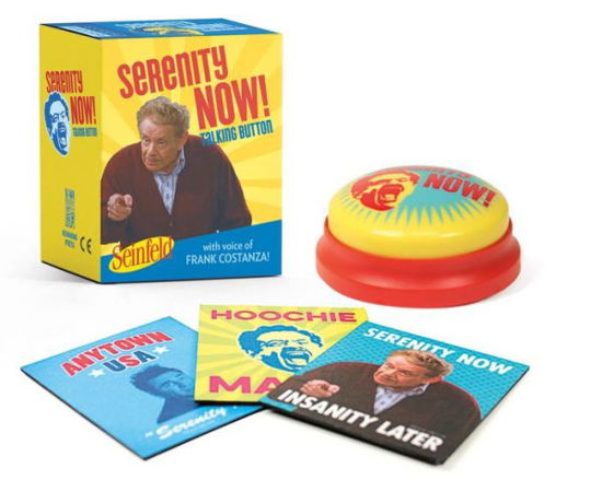Cover for Warner Bros. Consumer Products · Seinfeld: Serenity Now! Talking Button: Featuring the voice of Frank Costanza! - RP Minis (Book) (2019)