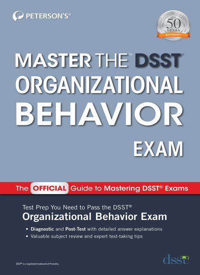 Cover for Peterson's · Master the DSST Organizational Behavior Exam (Paperback Book) (2022)