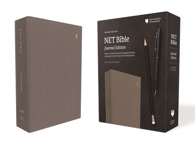 Cover for Thomas Nelson · NET Bible, Journal Edition, Cloth over Board, Gray, Comfort Print: Holy Bible (Hardcover Book) (2019)