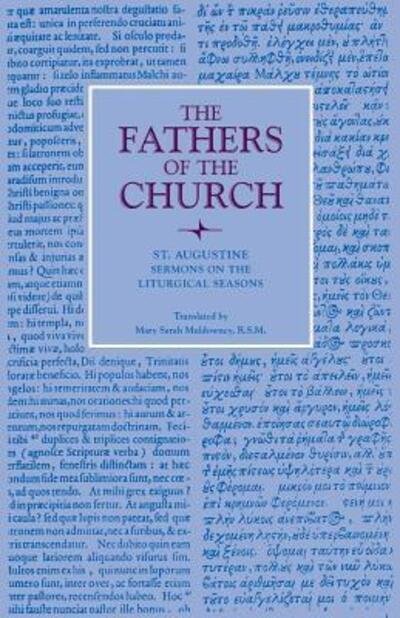 Cover for Augustine · Sermons on the Liturgical Seasons: Vol. 38 - Fathers of the Church Series (Paperback Bog) (1959)