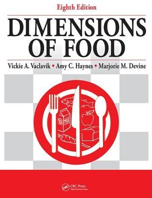 Cover for Vaclavik, Vickie A., Ph.D. · Dimensions of Food (Hardcover Book) (2018)