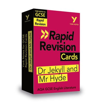 Cover for Anne Rooney · York Notes for AQA GCSE Rapid Revision Cards: The Strange Case of Dr Jekyll and Mr Hyde catch up, revise and be ready for and 2023 and 2024 exams and assessments - York Notes (Flashcards) (2019)