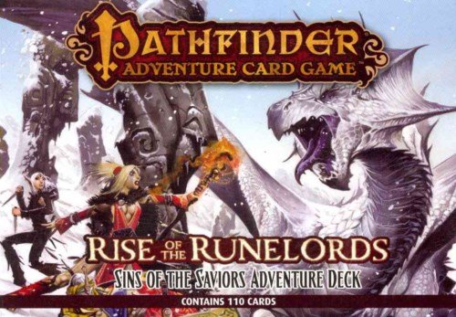 Pathfinder Adventure Card Game: Rise of the Runelords Deck 5 - Sins of the Saviors Adventure Deck - Mike Selinker - Brætspil - Paizo Publishing, LLC - 9781601255655 - 13. maj 2014