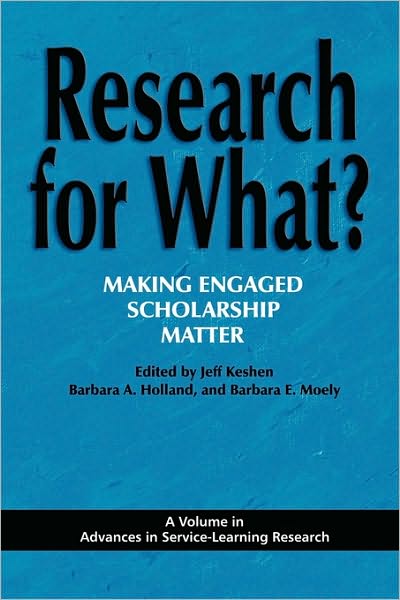 Cover for Jeff Keshen · Research for What? Making Engaged Scholarship Matter (Paperback Book) (2010)