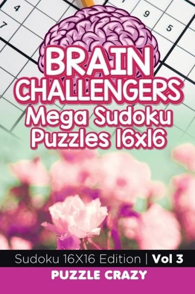 Cover for Puzzle Crazy · Brain Challengers Mega Sudoku Puzzles 16x16 Vol 3 (Paperback Book) (2016)