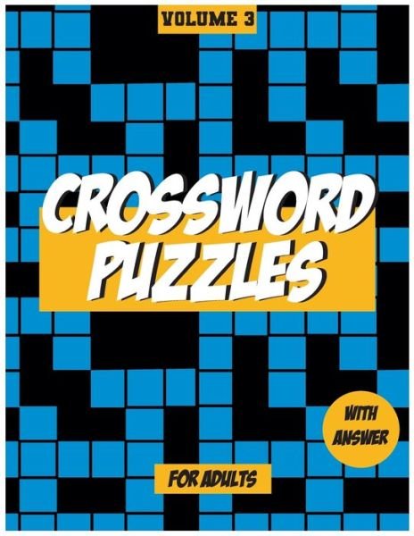 Cover for Fun Activity Books · Crossword Puzzles For Adults, Volume 3 (Taschenbuch) (2021)