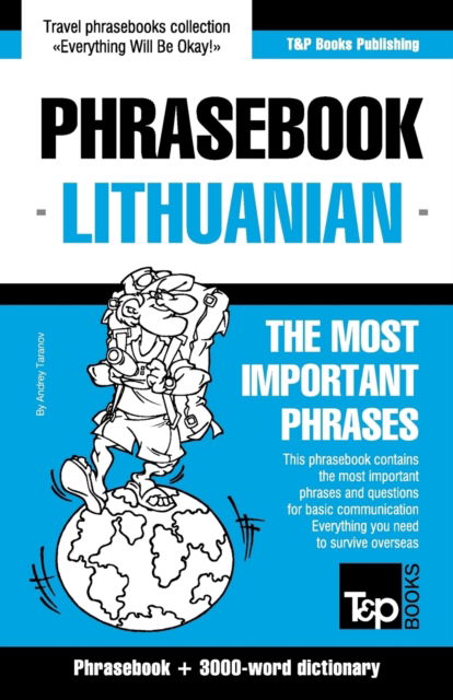 Cover for Andrey Taranov · English-Lithuanian phrasebook &amp; 3000-word topical vocabulary (Pocketbok) (2016)