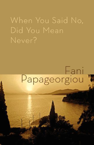 Cover for Fani Papageorgiou · When You Said No, Did You Mean Never? (Paperback Book) (2013)