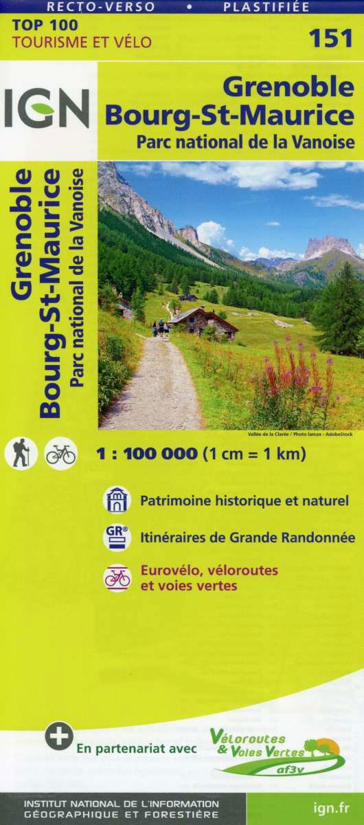 Cover for Ign · Grenoble / Bourg-St-Maurice PN Vanoise (Kort) (2019)