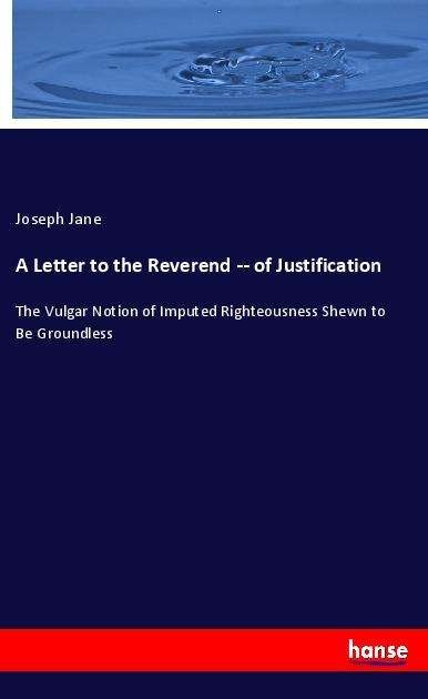 Cover for Jane · A Letter to the Reverend -- of Jus (Bog)