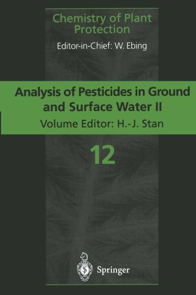Cover for A Brandt · Analysis of Pesticides in Ground and Surface Water II: Latest Developments and State-of-the-Art of Multiple Residue Methods - Chemistry of Plant Protection (Paperback Bog) [Softcover reprint of the original 1st ed. 1995 edition] (2012)