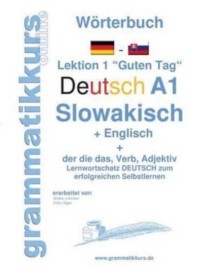Cover for Schachner · Wörterbuch Deutsch - Slowakis (Book) (2015)