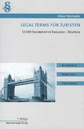 Cover for Michaelis · Legal Terms für Juristen (Bok)