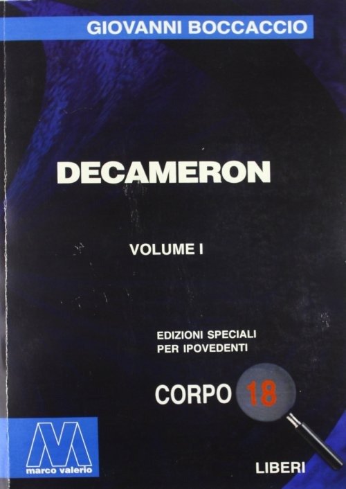 Cover for Giovanni Boccaccio · Il Decameron. Ediz. Per Ipovedenti (Bok)