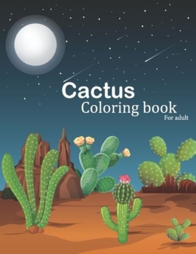 Cover for Omp Aziz Publication · Cactus coloring book for adult (Paperback Book) (2021)