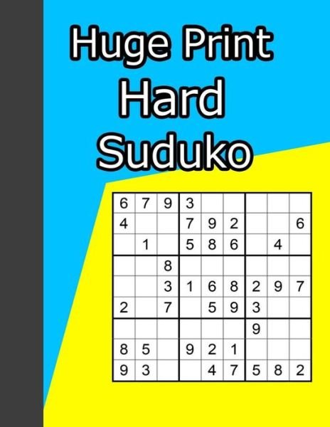 Huge Print Hard Sudoku - Sud0ku Ds - Books - Independently Published - 9798647792655 - May 21, 2020