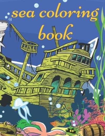 Cover for Zeen Coloring Book · Sea Coloring Book (Paperback Book) (2020)