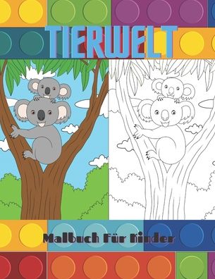 Cover for Jamie Frank · TIERWELT - Malbuch Fur Kinder (Paperback Book) (2020)