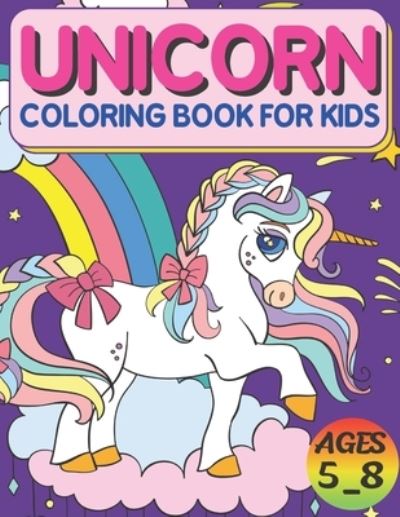 Cover for Salheddine Activity Book · Unicorn Coloring Book For Kids Ages 5_8 (Paperback Book) (2021)