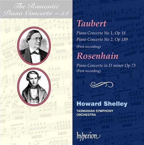 Taubert  Rosenhain Piano Con - Howard Shelley Howard Shelley - Music - HYPERION - 0034571177656 - August 19, 2010