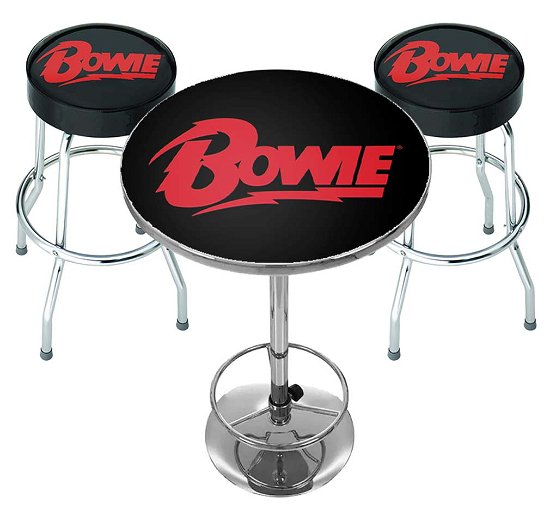 Logo Bar Set (Table & 2 X Bar Stools) - David Bowie - Merchandise - ROCK SAX - 0712198719656 - June 1, 2021