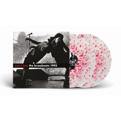 Cover for Pearl Jam · 1992 Broadcasts (Clear / Red Splatter Vinyl) (VINYL) (2022)