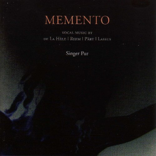 Cover for Pur / Rihm / Hele / Orlando Di Lasso · Memento: Renaissance &amp; Modern Sacred Works for (CD) (2008)