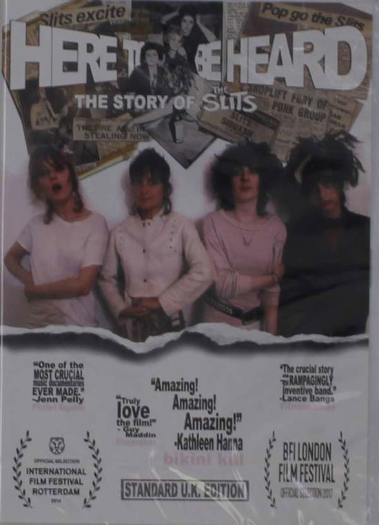 Here to Be Heard: the Story of the Slits - The Slits - Film - CADIZ -THE CADIZ RECORDING CO. - 0844493061656 - 11. maj 2018