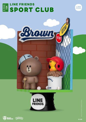 Line Friends Ds-104 Diorama Stage Sport Club 6in S - Beast Kingdom - Produtos -  - 4711203441656 - 26 de julho de 2022