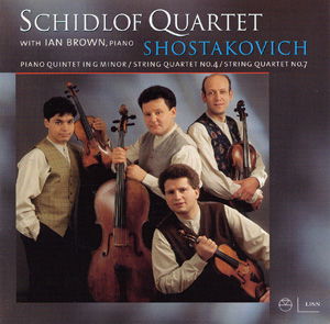 String Quartet 4 / String Quartet 7 - Shostakovich / Schidlof Quartet / Brown - Musikk - LINN - 5020305600656 - 15. juni 1999
