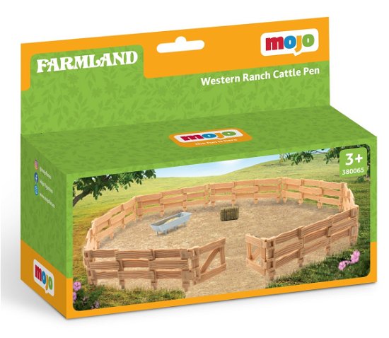 Cover for Mojo · Mojo - Western Ranch Animal Enclosure - Country Life 11 Pieces (mj-380065) (Spielzeug)